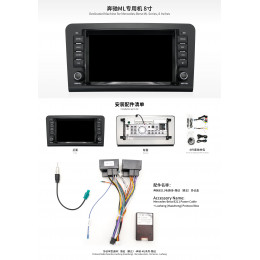 Штатная магнитола Carmedia YL-8008-S20 Mercedes ML-класс W164 (2005-2011), GL-класс X164 (2006-2012) 