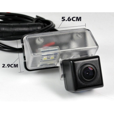 Штатная камера заднего вида Dinaudio TY-05 для Toyota corolla 2013+, Vios; Citroen Berlingo, DS4; Peugeot 206, 207, 407, 307 (Наличие СПБ)
